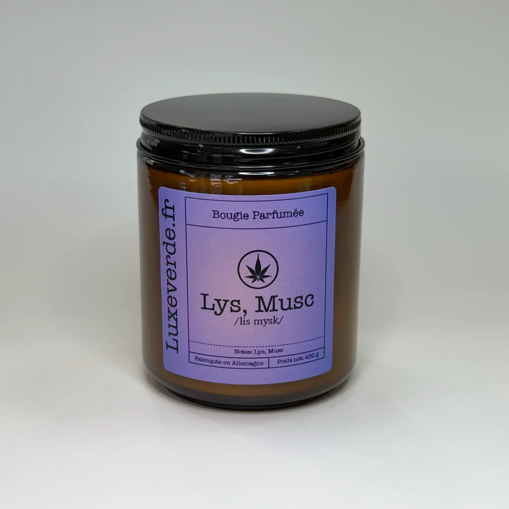 Bougie parfumée — Lys et Musc