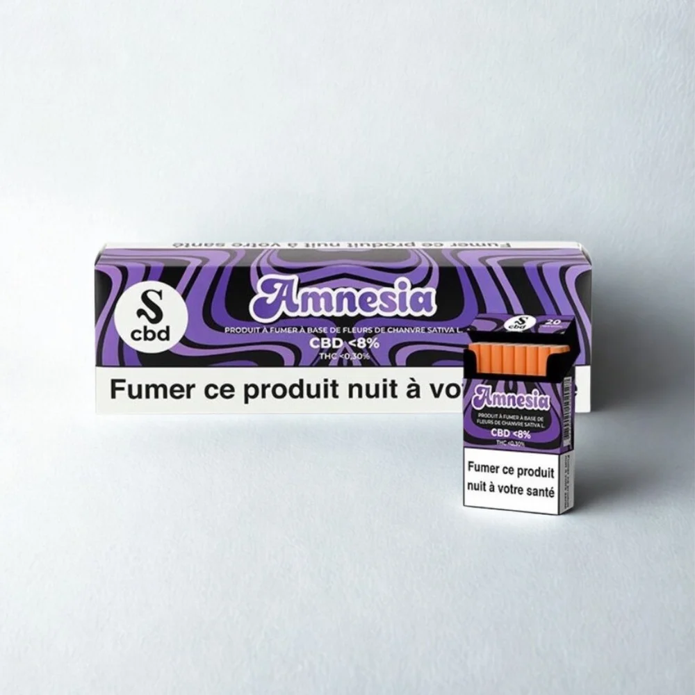 Paquet 20 cigarettes AMNESIA