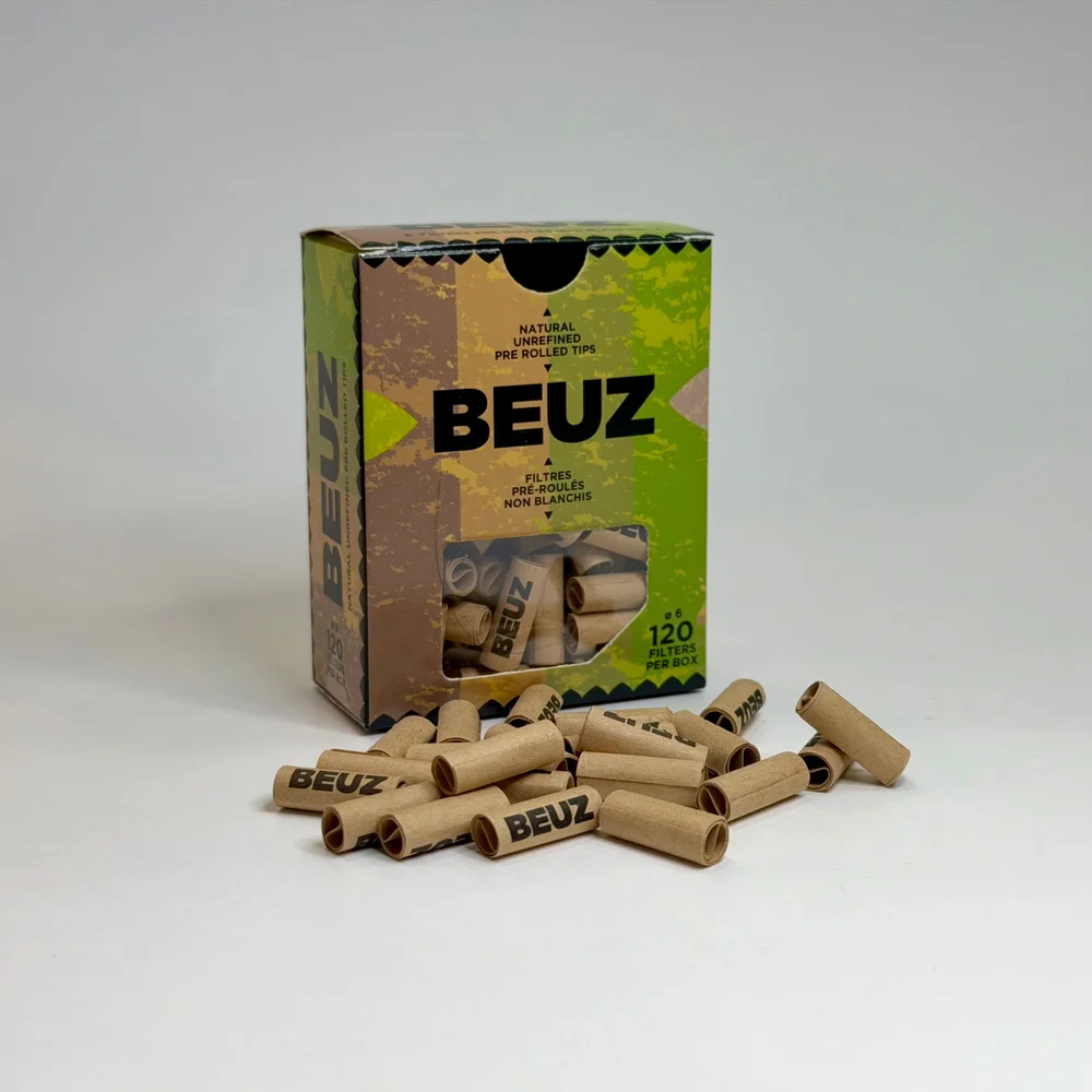 Filtre pré-roulés non blanchis x120 - Beuz