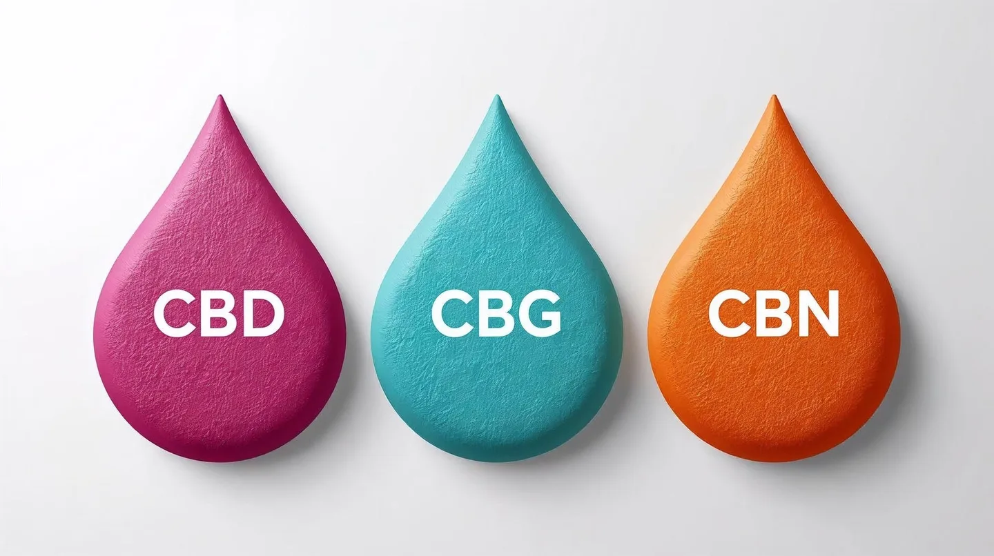 CBD, CBG, CBN les différences et leurs bienfaits