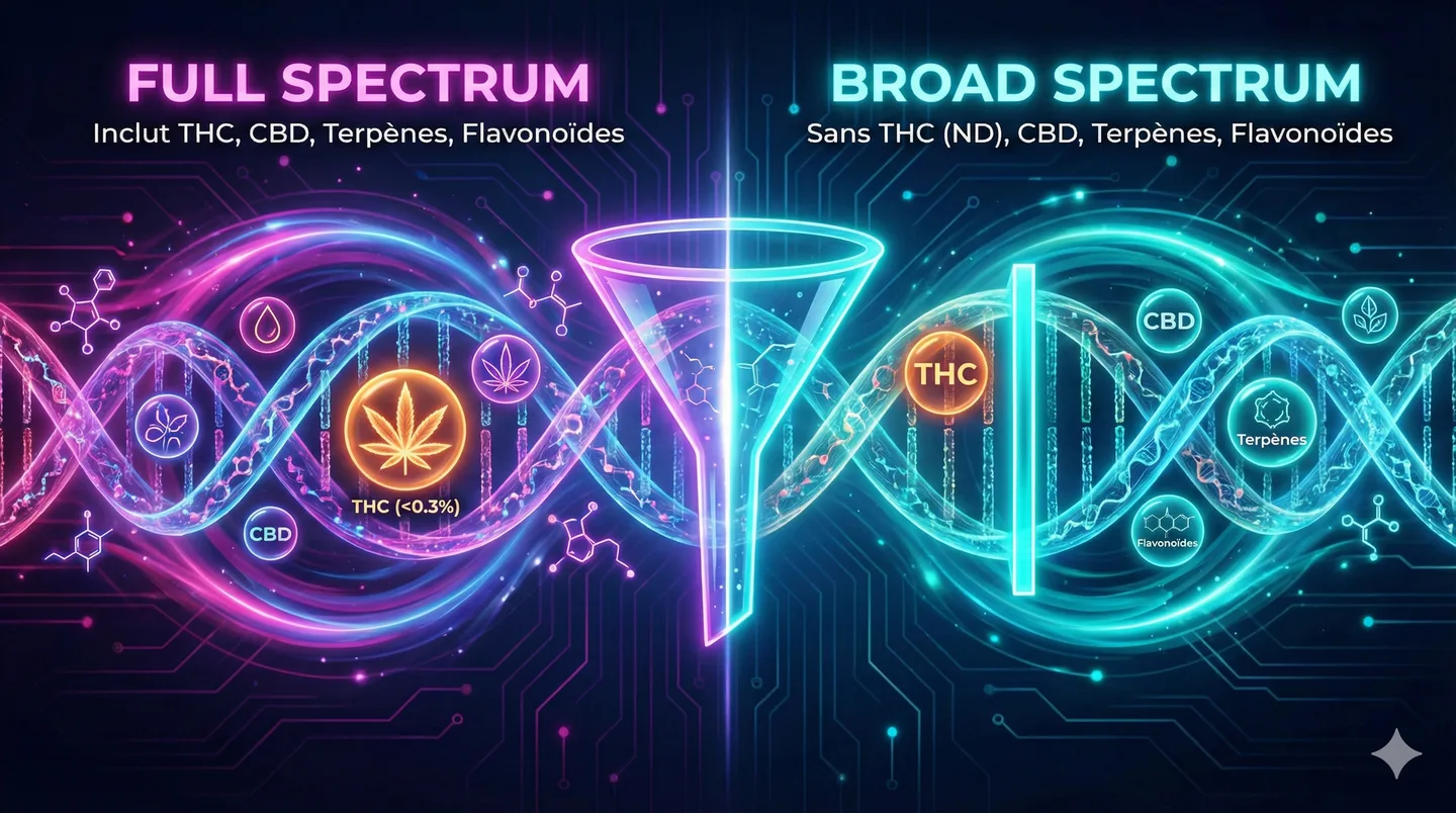 Full Spectrum vs Broad Spectrum : Quelle est la différence entre ces deux huiles de CBD ?